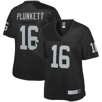 womens nfl pro line jim plunkett black las vegas raiders re